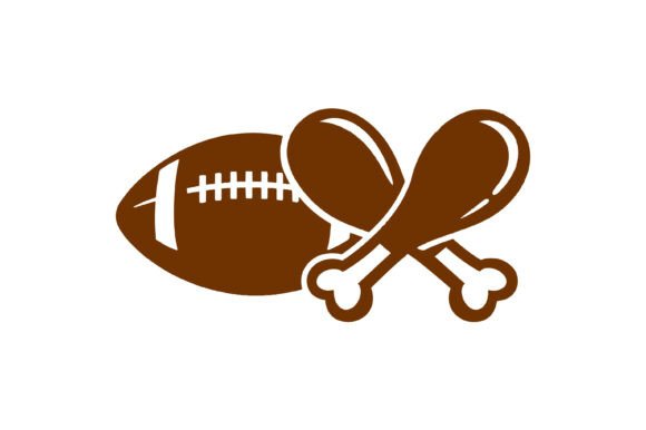 Football & Chicken Drumsticks Graphics