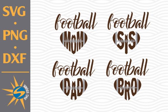Football Family Graphics for Crafts