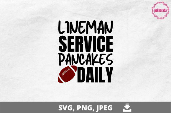 Football Lineman Pancakes Graphics & Crafts Review