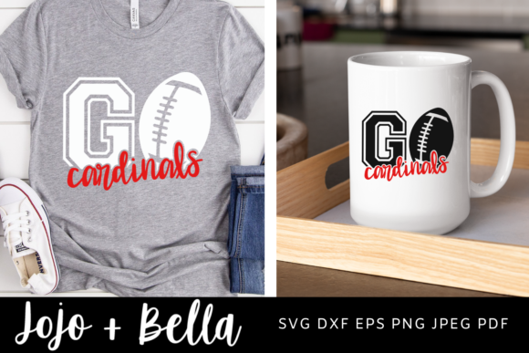 Go Cardinals SVG Graphics for Crafts