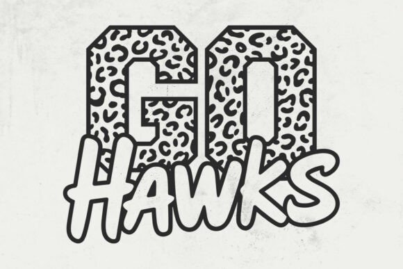 Go Hawks Leopard SVG: Graphics for Crafts & Team Spirit