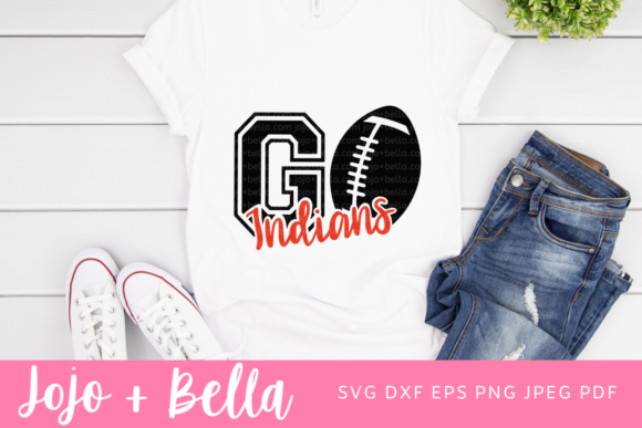 Go Indians SVG: Football Graphics for Crafts & Brand Projects