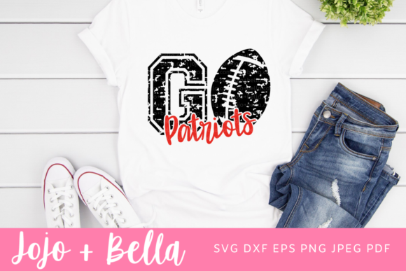 Go Patriots Svg & Patriots Football Svg Graphics for Crafts