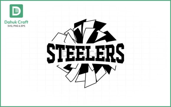Steelers Football SVG PNG and EPS Graphics for Crafts